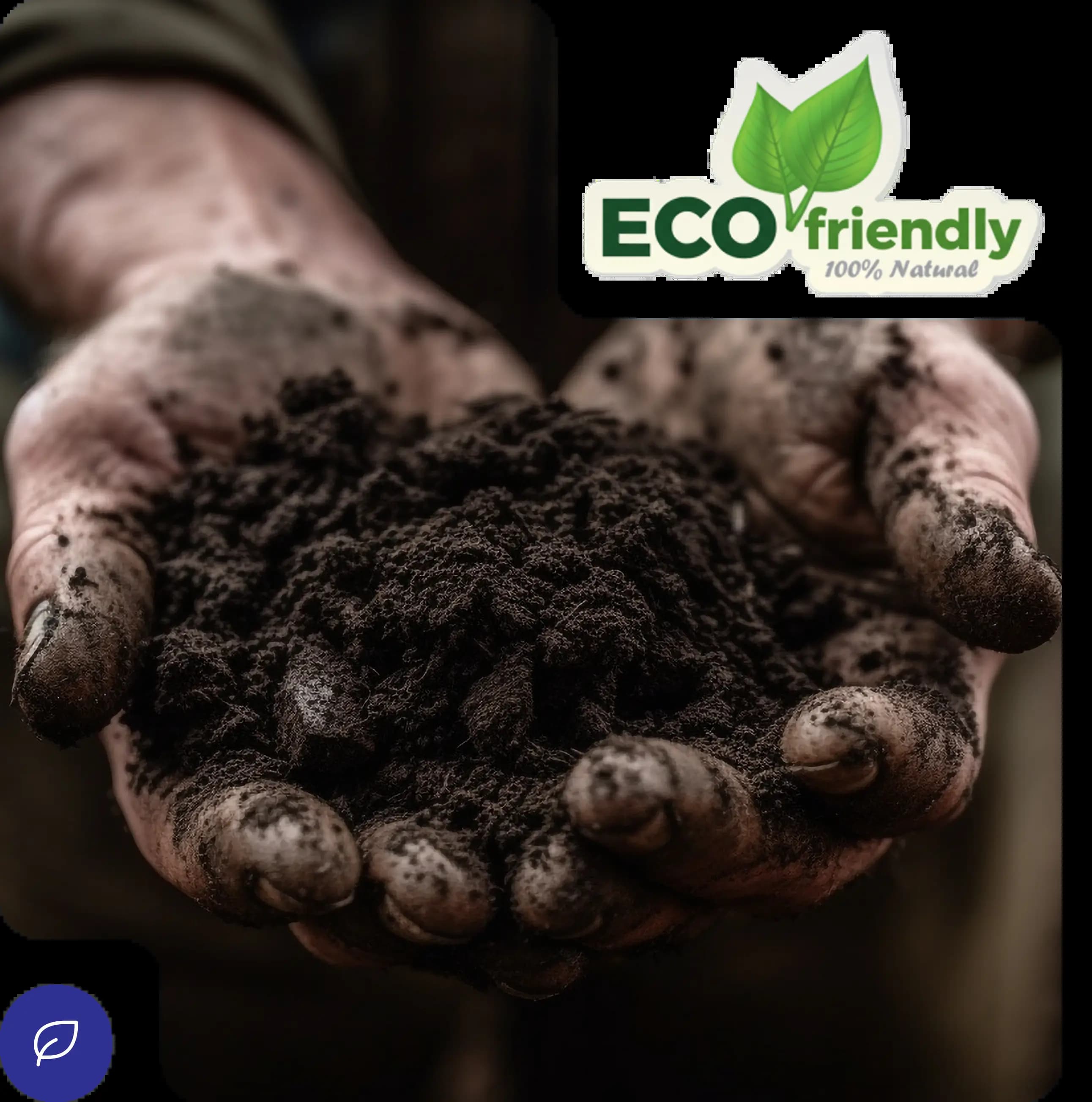 Eco-friendly farming with natural soil