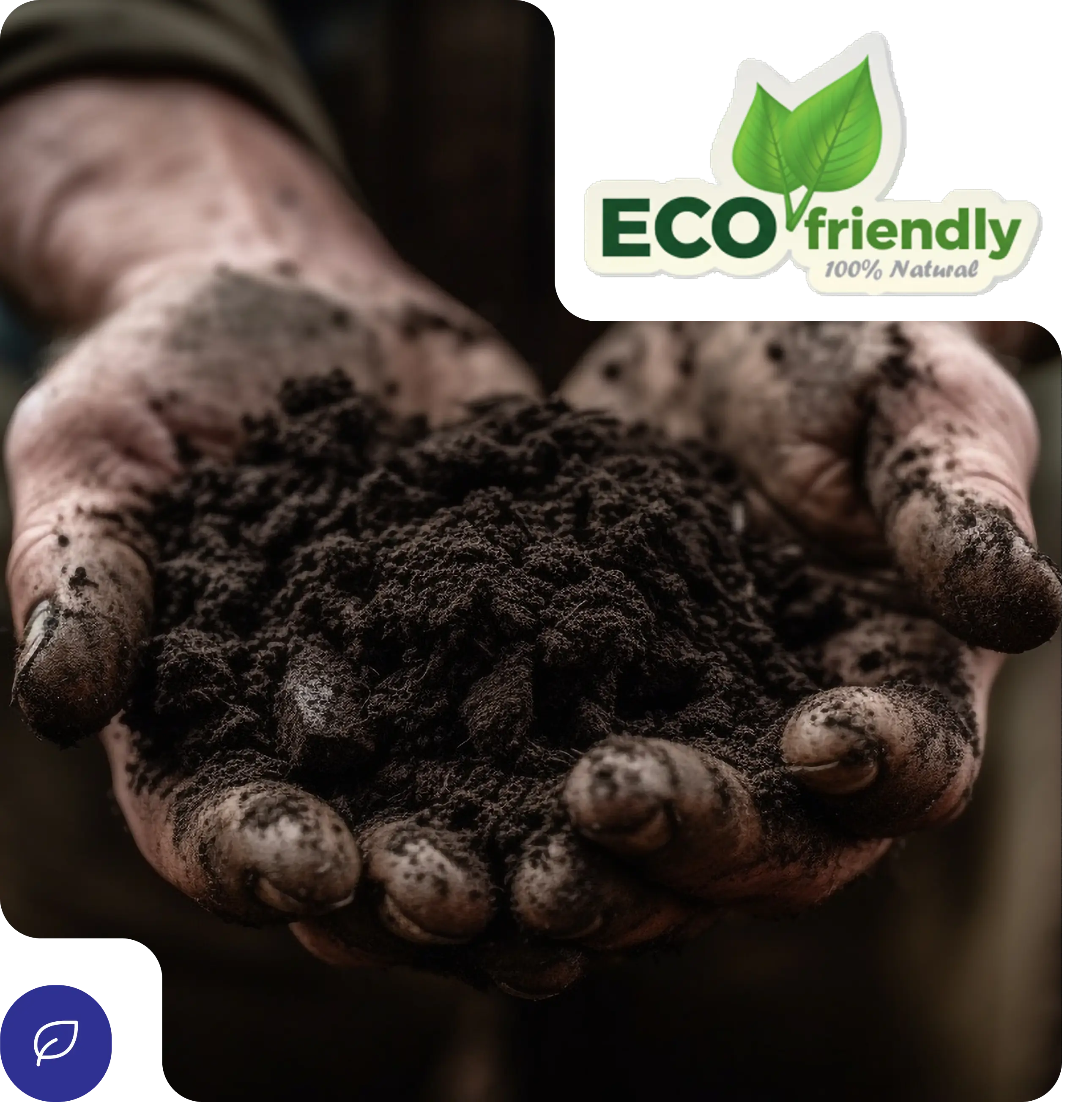 Eco-friendly farming with natural soil